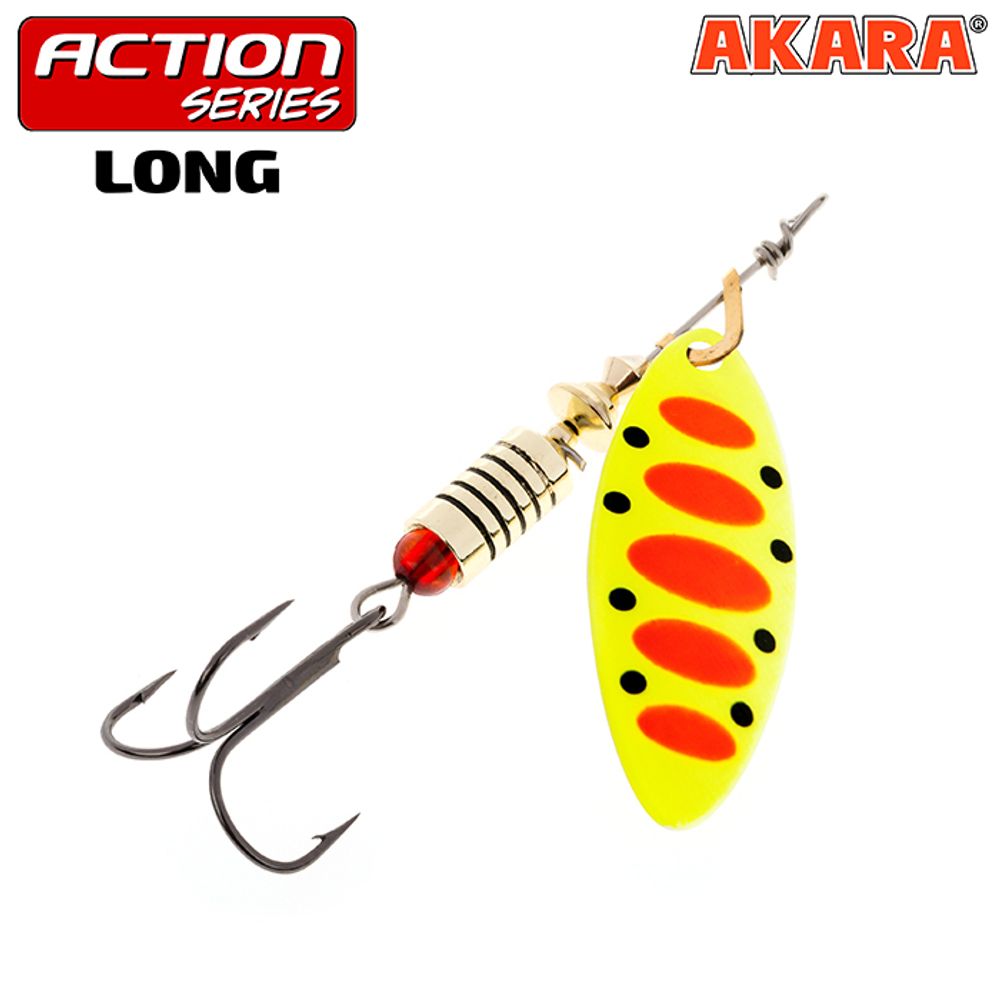 Блесна вращающаяся Akara Action Series Long 1 5 гр. 3/17 oz. A01