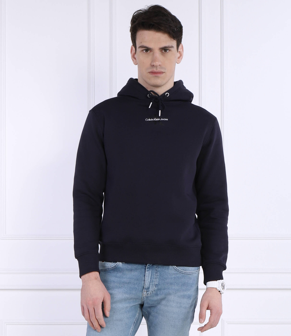 Худи MONOLOGO CALVIN KLEIN JEANS - темно-синий(J30J323749)