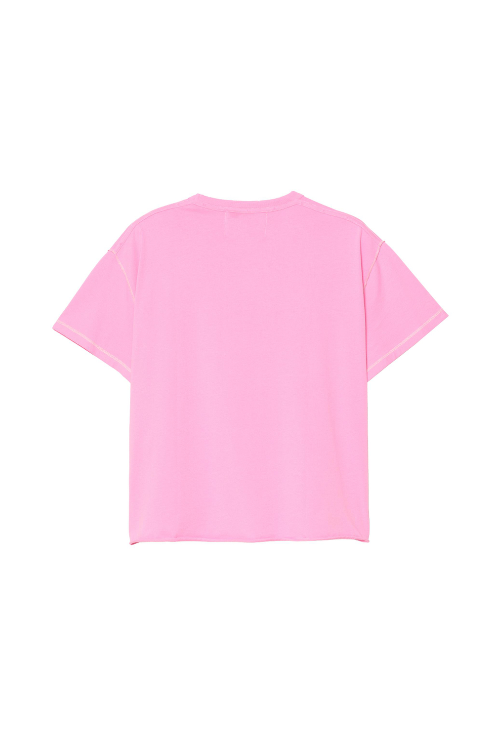 ZARA X BENITO ANTONIO ФУТБОЛКА С ЭФФЕКТОМ ПОТЕРТОСТЕЙ, РОЗОВЫЙ