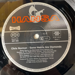 Винтажная виниловая пластинка LP Chris Norman Some Hearts Are Diamonds (Germany 1986)
