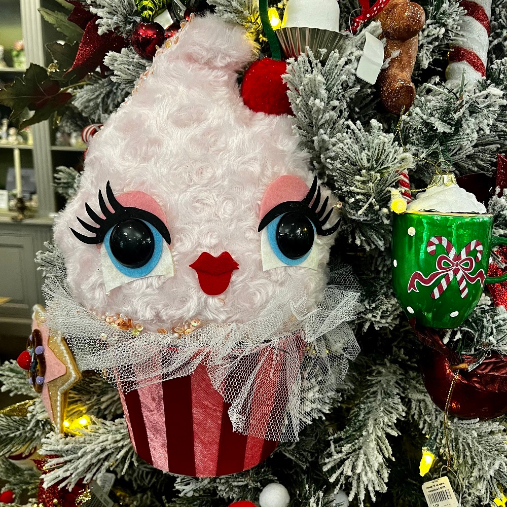 Кекс розовый 33 см