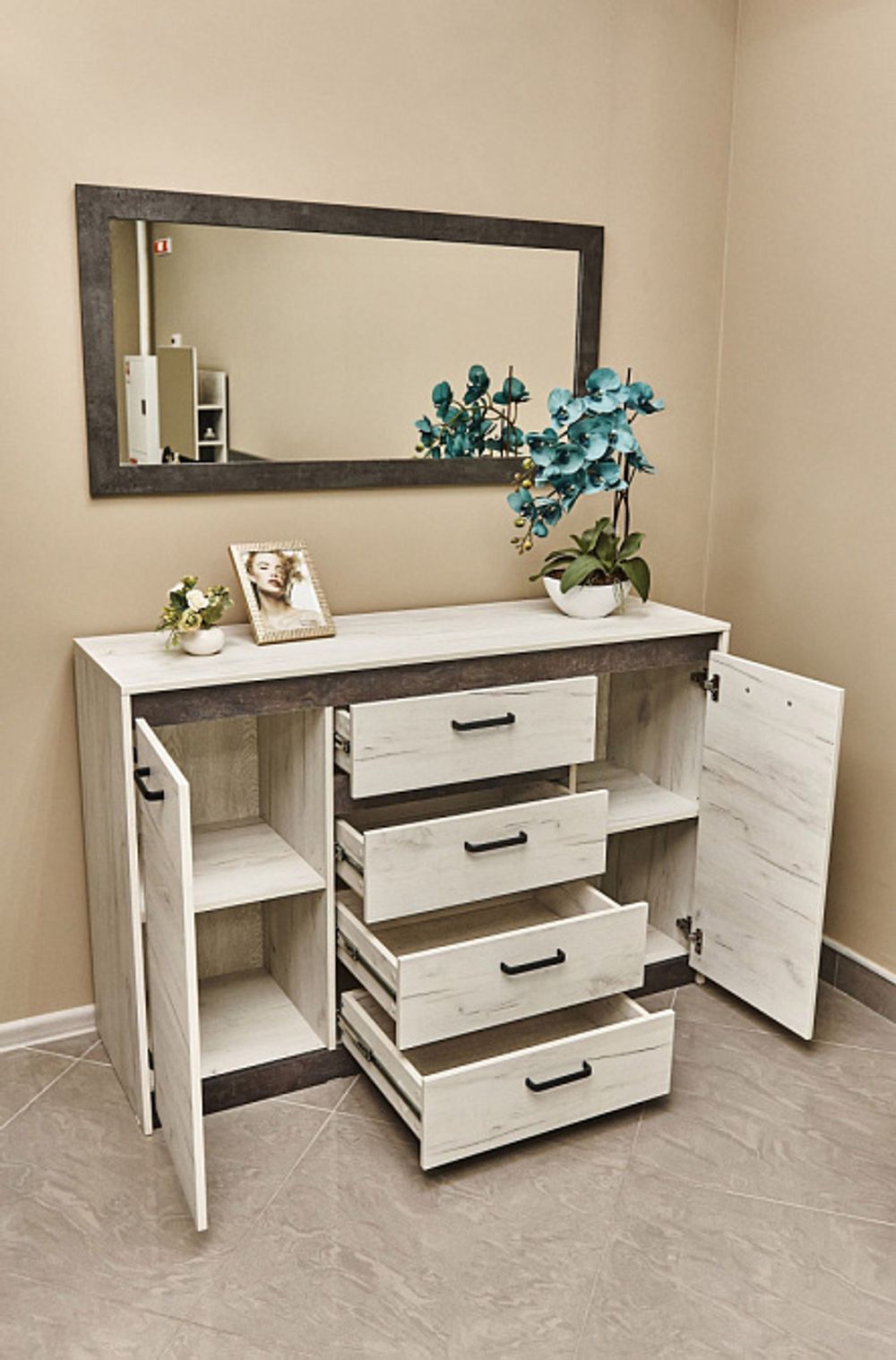 Прага Комод комбинированный