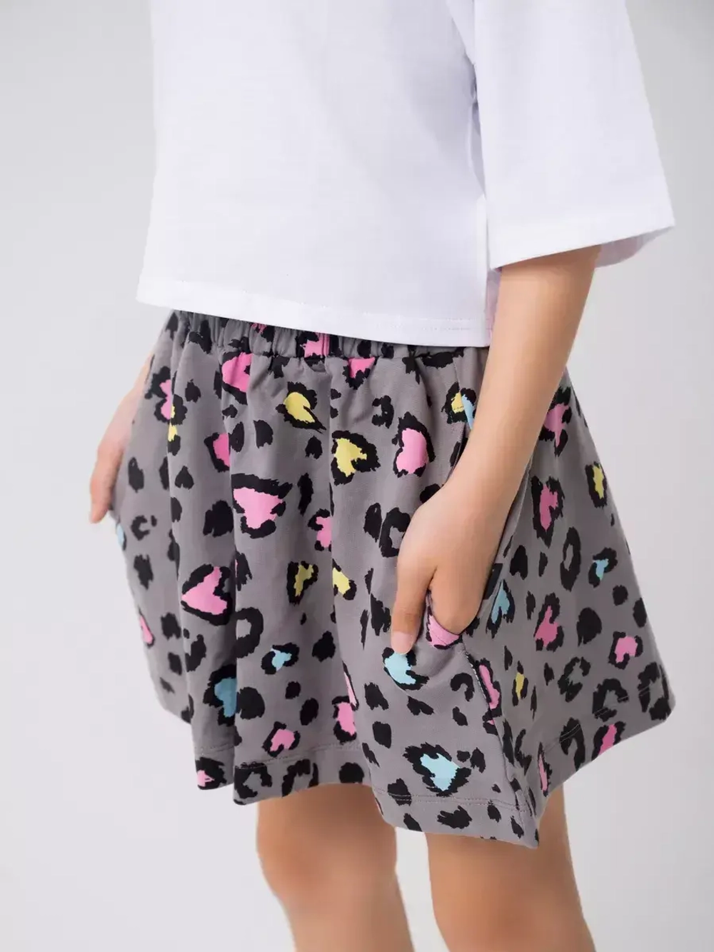 Шорты юбка спортивные детские в сад