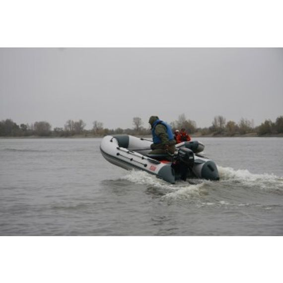 Лодка Тонар Алтай А320 (надувное дно) белый/серый