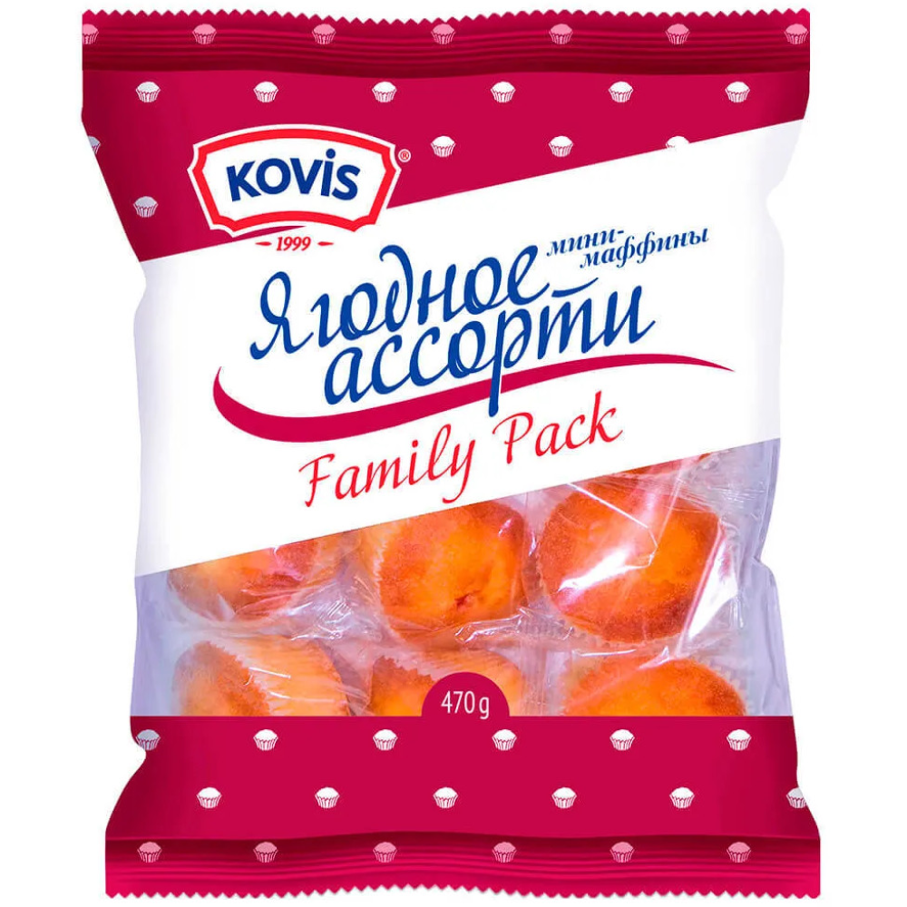 Мини-маффины Kovis Ваниль 470 гр