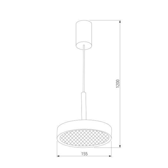 Подвесной светодиодный светильник Elektrostandard Plate 50260 LED a065413