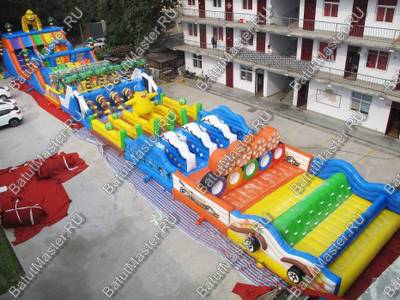 Надувная полоса препятствий "Дачные приключения"