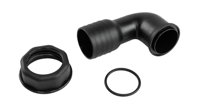 Патрубок заливной горловины, угловой 50 мм