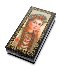 Народные промыслы ШК-11/ 8-J Шкатулка в технике декупаж (11х22х4)