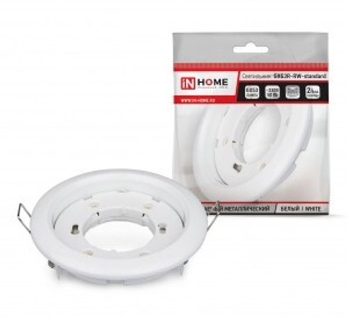 ASD/inHome GX53R-standard св-к встр. 106x38 белый 8400