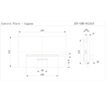 Jaquar, клавиша смыва Laguna, механич., Хром JCP-CHR-912415