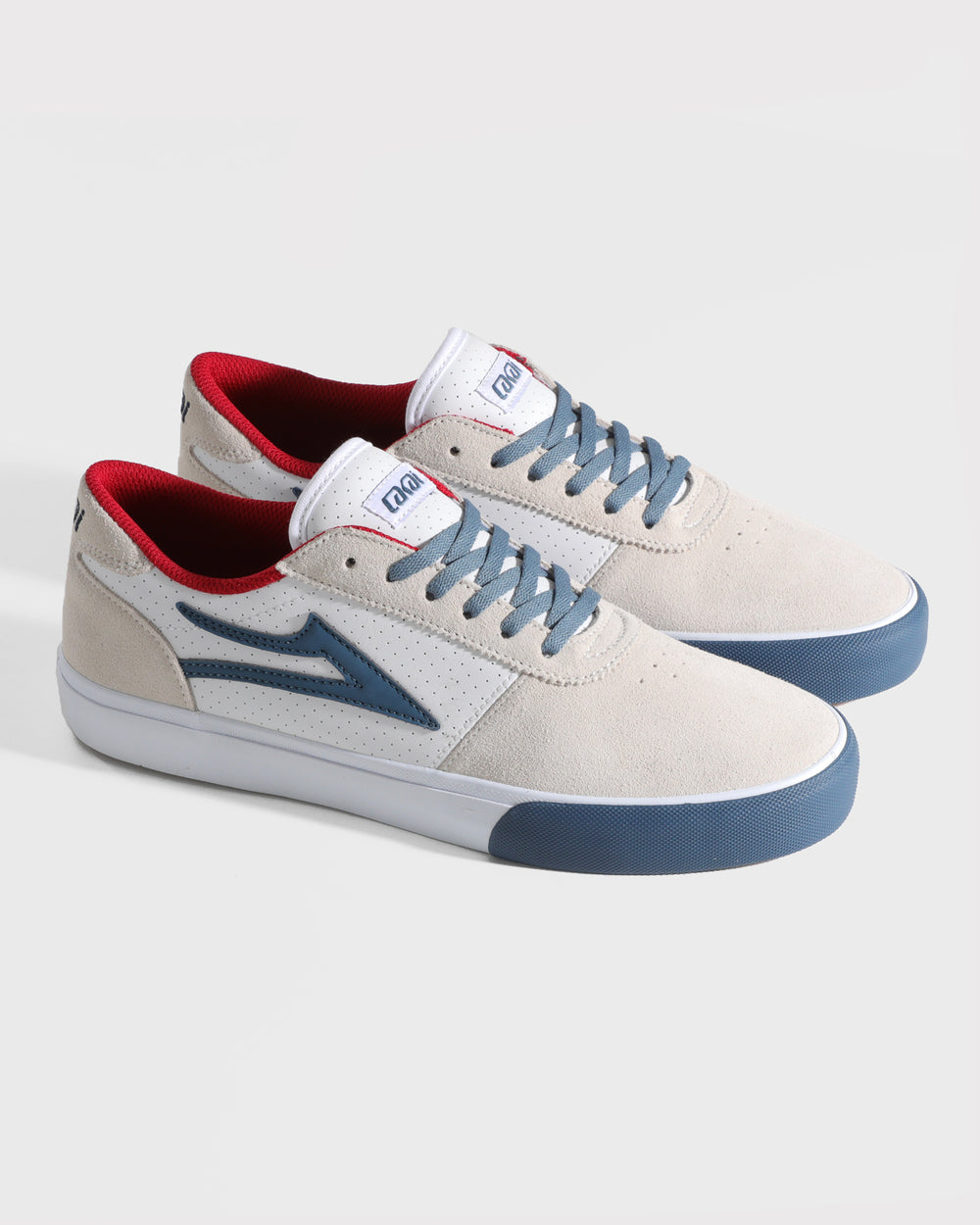 Кеды Lakai Manchester White Suede Navy Perf (Q3-25)