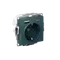 Розетка AtlasDesign 16А с 2-мя заряд. устройствами USB тип A+C 5В/2.4А 2х5В/1.2А механизм изумруд SE ATN000832