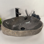 Раковина из речного камня RS-64915 56*44*15 0862