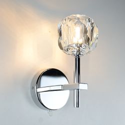 Бра Boule De Cristal Single Sconce Chrome By Imperiumloft