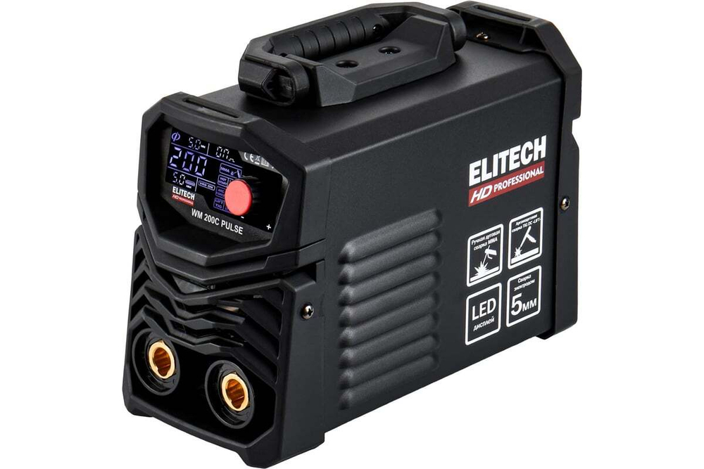 Инверторный сварочный аппарат Elitech HD WM 200c Pulse 204467