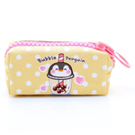 Пенал "Bubble" 21*5,5*9,5см, ткань, большая молния, 3 вида микс