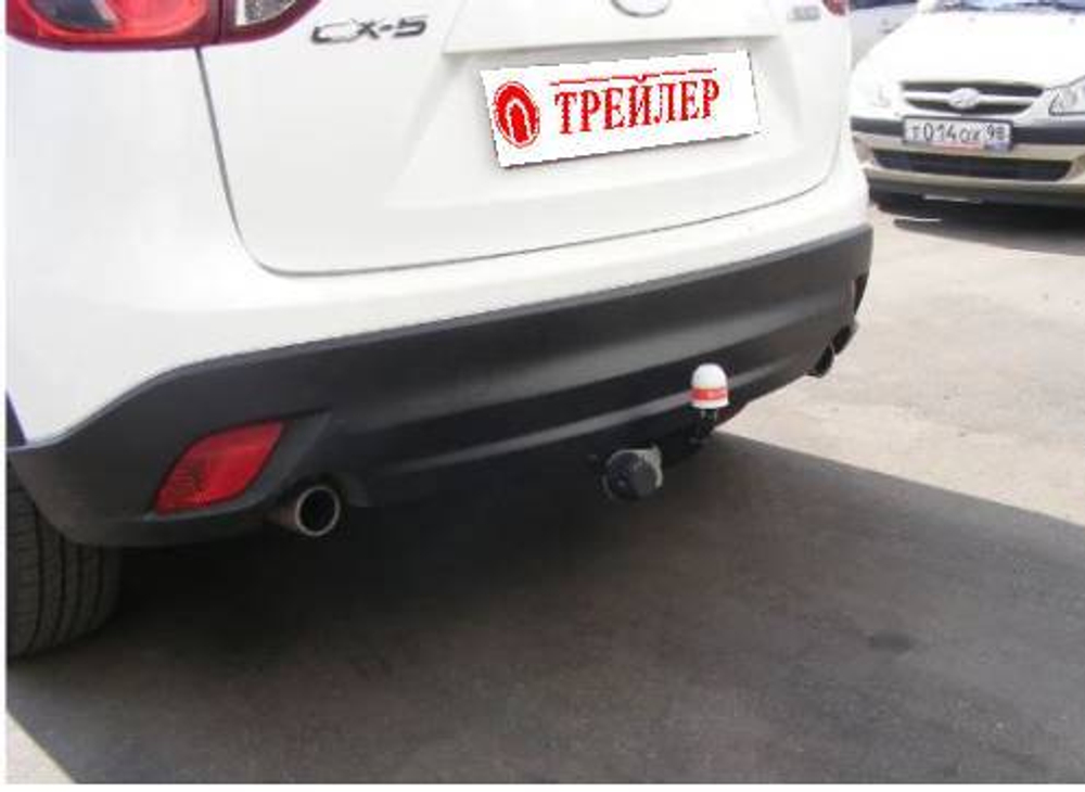 Фаркоп Mazda CX-5 2012-2017, 2017-, условно-съемный,(без электрики) Трейлер.8600