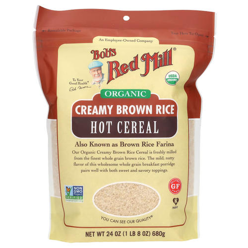 Bob's Red Mill, органический сливочно-коричневый рис, пикантный вкус, 680 г (24 унции)