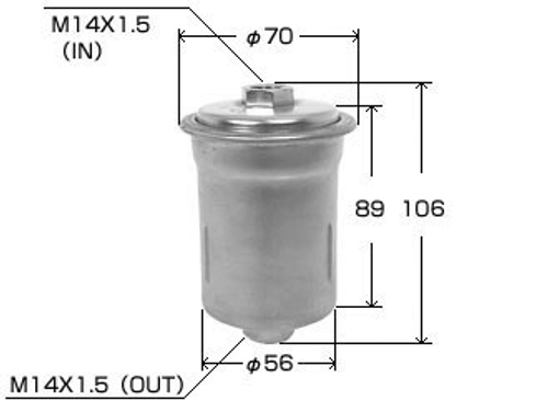 FC-185  AZUMI    FS6042 Фильтр топливный