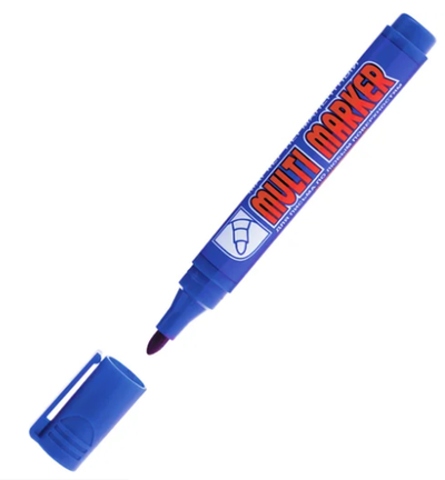 Перманентный маркер Munhwa Crown Multi Marker синий