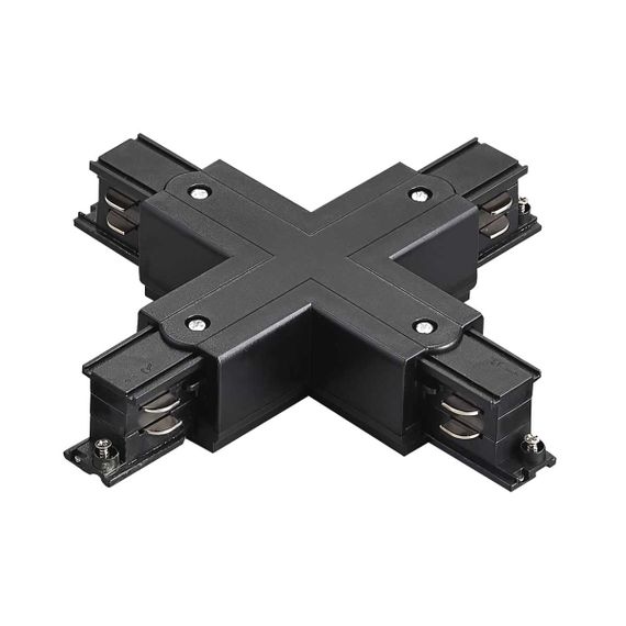 Соединение крестовое с подводом питания к треку 5040xx-(F)/(R) Quattro Lightstar 504147-FR