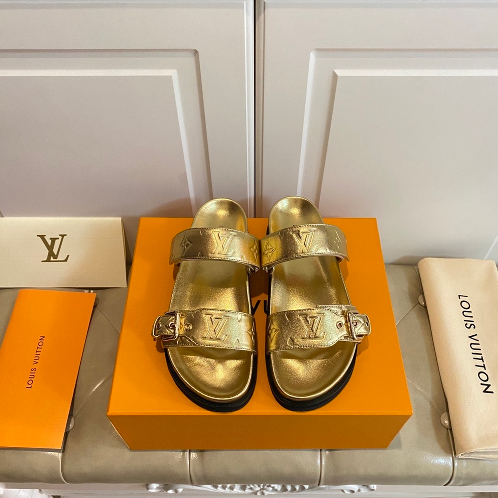 Louis Vuitton Bom Dia Flat Comfort Mule