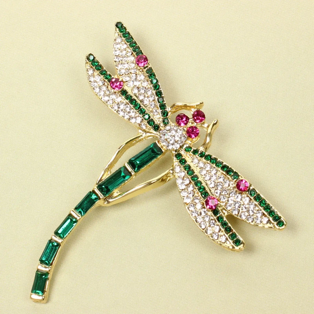 Брошь «KLEVER SHOP», Стрекоза, цвет как на фото, 5.5*6см (символ Перерождения)