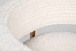 Стул 60x55x73см Garda Decor букле бежевый/матовое золото в современном стиле