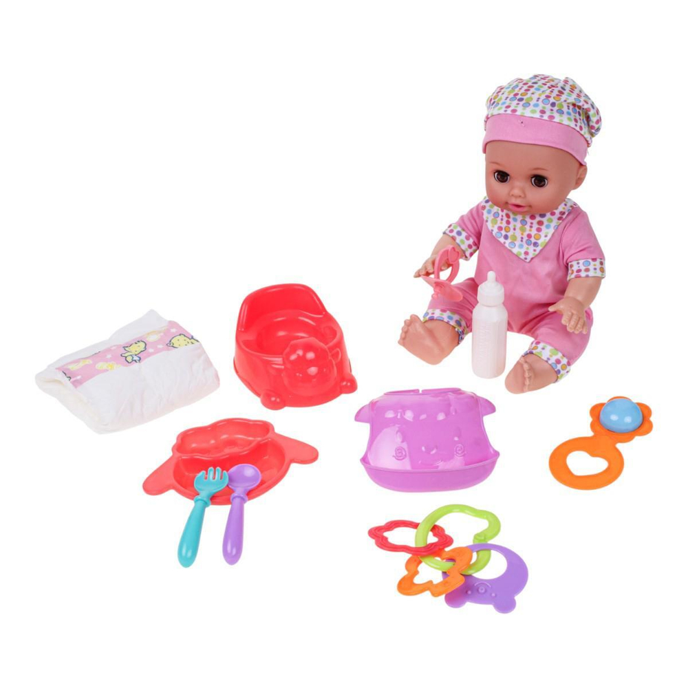 Пупс функциональный с аксесс., рюкзак WZB168-12