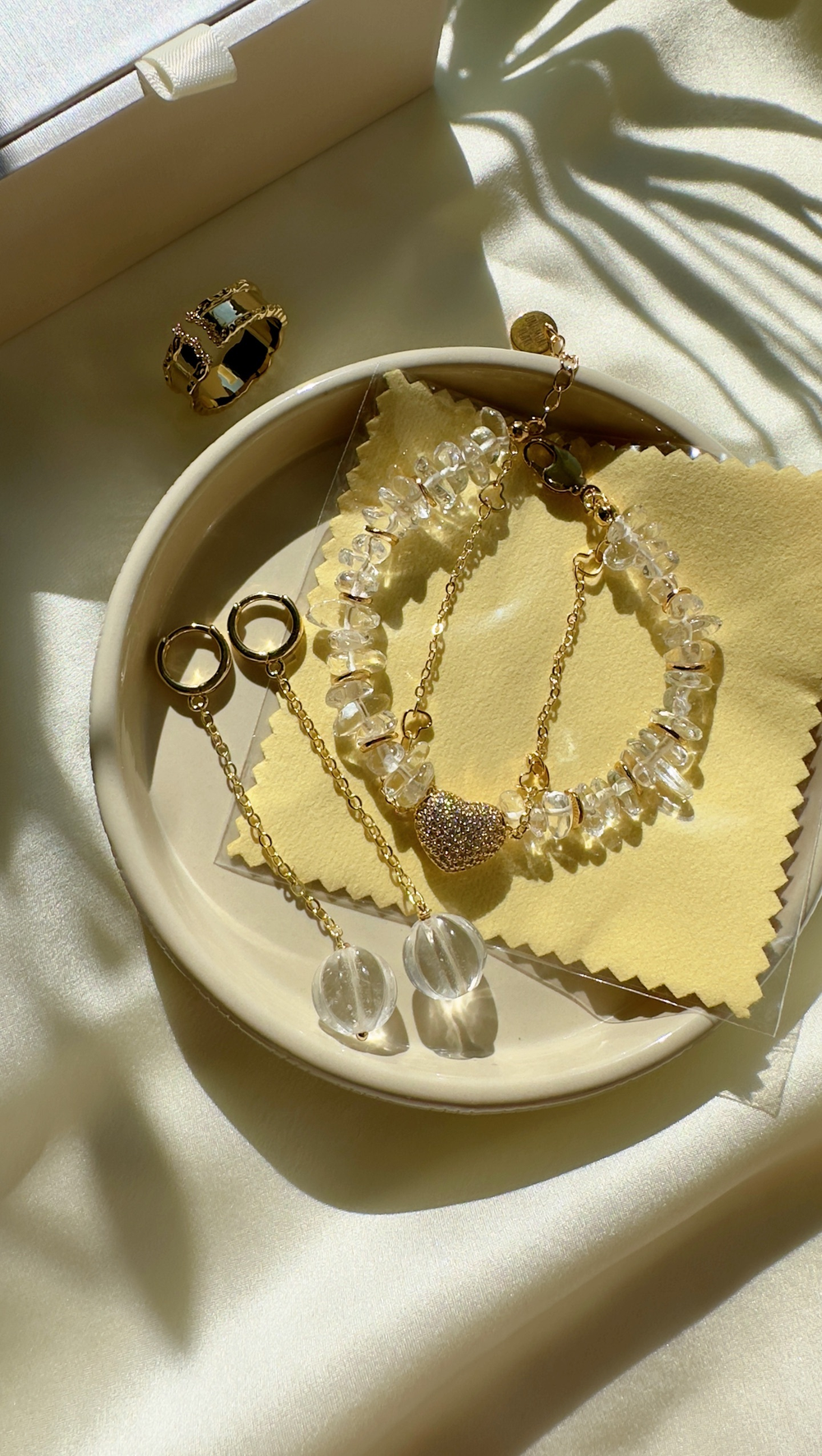 Серьги Горный хрусталь