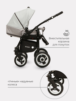 Коляска DREAM  (BartPlast) 02 светло-серый