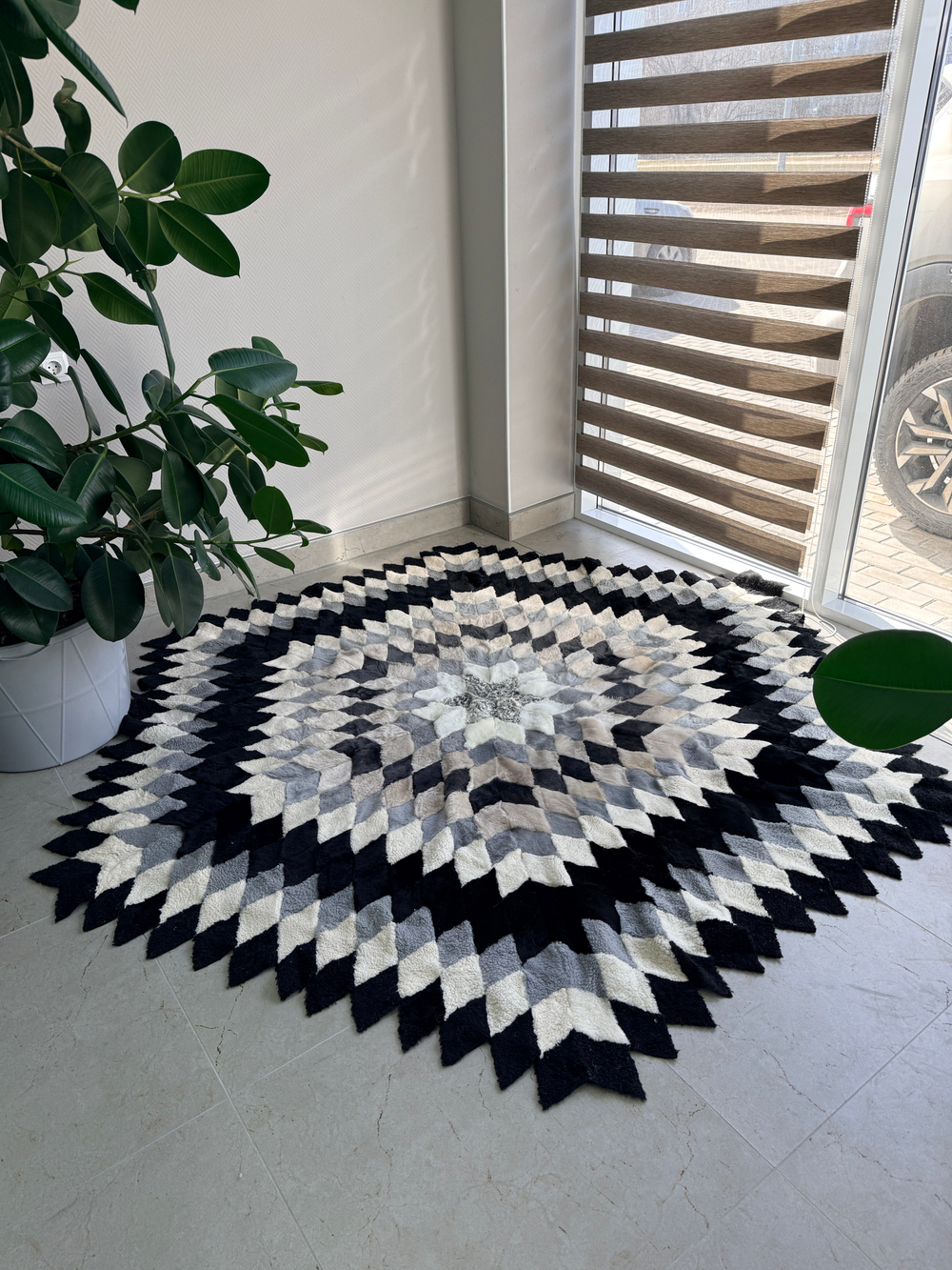 Меховой Ковер из овчины