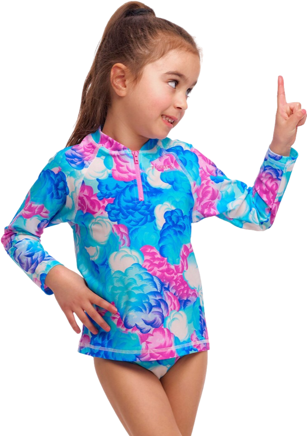 Купальник FUNKITA Toddler Girl's Cloud Street Zippy Rashie & Brief