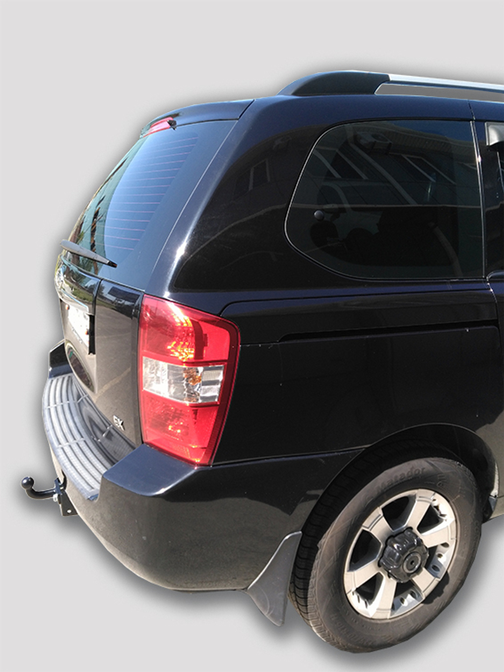 Фаркоп(прицепное) Лидер-Плюс для KIA CARNIVAL 2006-2014 (паспорт и сертификат в комплекте)(без электрики)K128-FC