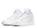 Кроссовки Air Jordan 1 Mid "Triple White"