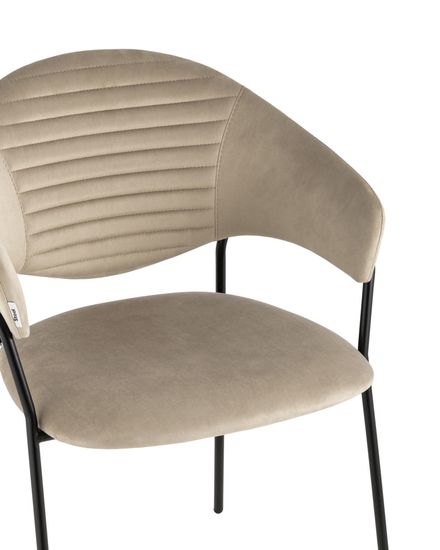 Стул Алексис велюр капучино