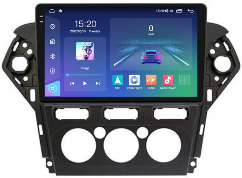 Магнитола для Ford Mondeo 4 2010-2015 - Parafar PF145LUX1U2K на Android 13, QLED+2K, ТОП процессор, 8Гб+128Гб, CarPlay, 4G SIM-слот