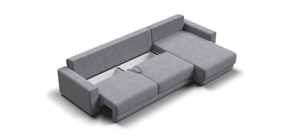 Угловой диван Босс Прайм Макс Велюр Роял агат