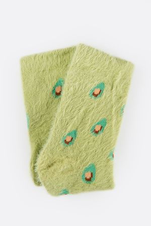 Носки Frutty, Зеленые, авокадо