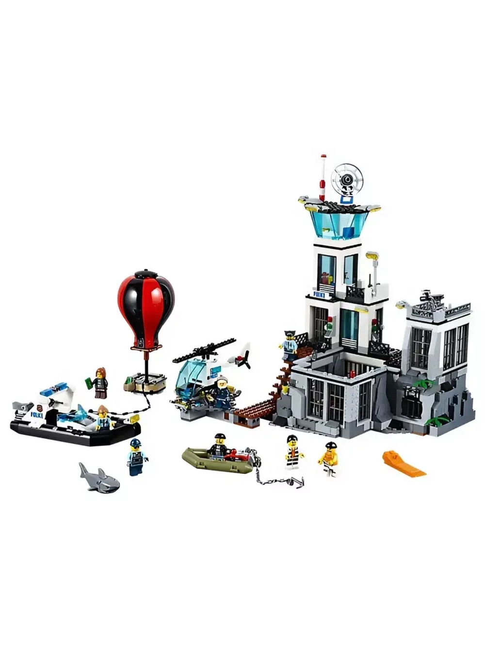 Конструктор Сити Полицейская тюрьма на острове