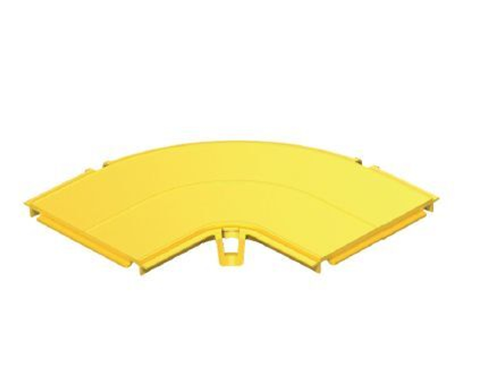 Крышка на горизонтальный поворот 90° оптического лотка 360 мм