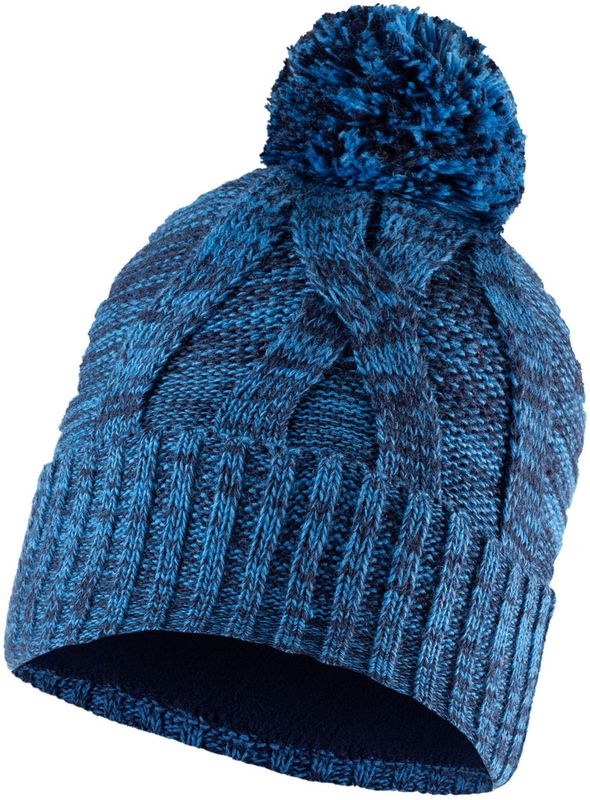 Шапка вязаная с флисом детская  Buff Hat Knitted Polar Blein Azure Фото 1