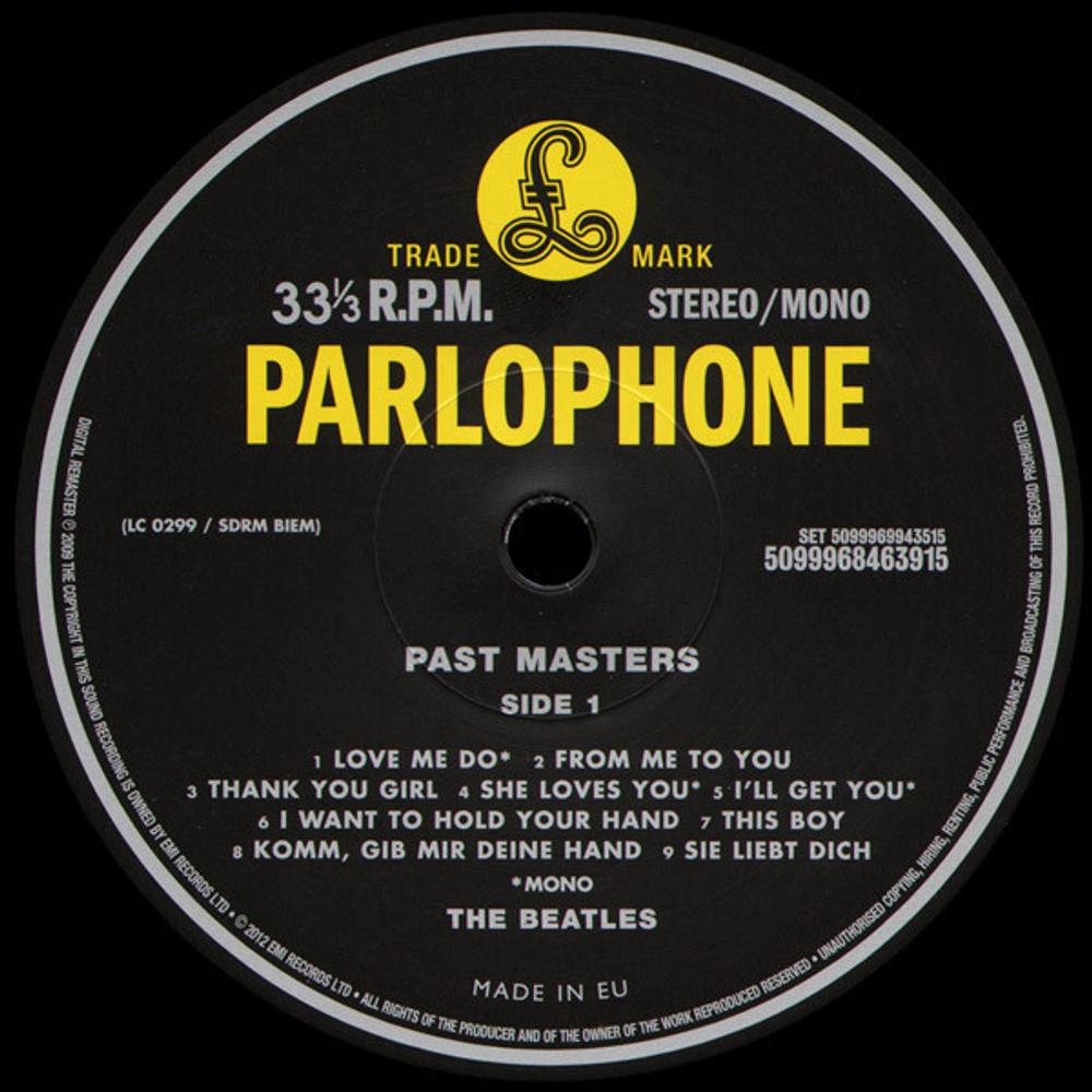 The Beatles / Past Masters (2LP)