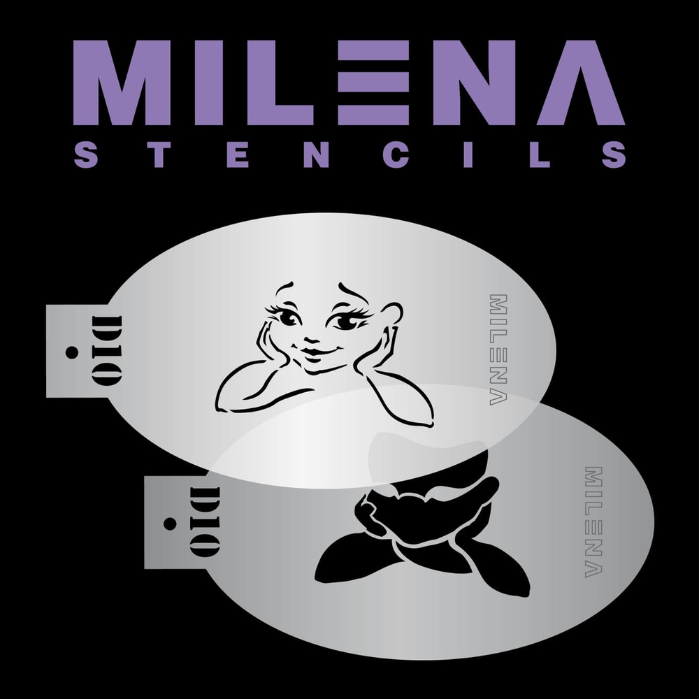 Трафарет Milena D10