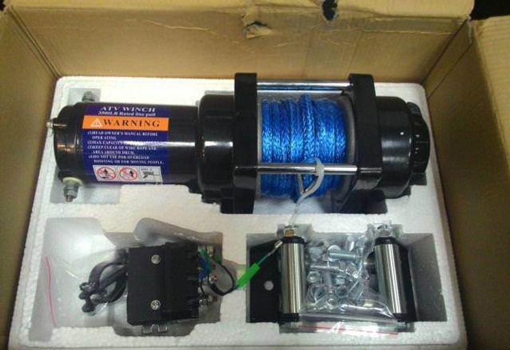 Лебедка Kimpex 3500S синтетический трос (458244)