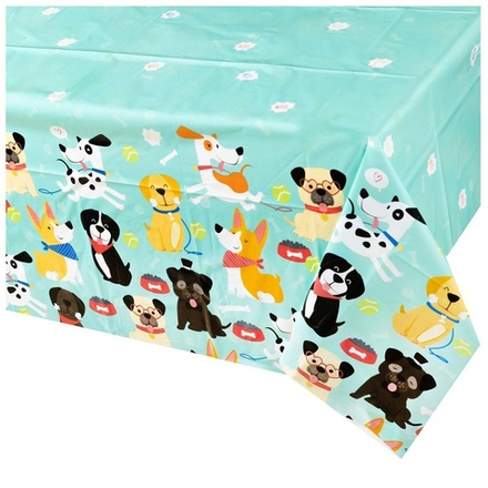 Скатерть полиэтиленовая «Милые собачки», 130×180 см