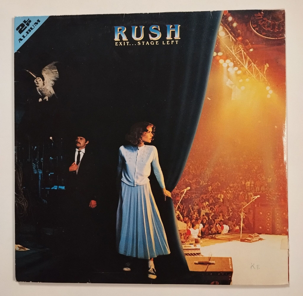 Винтажная виниловая пластинка LP Rush Exit Stage Left (Germany 1981)