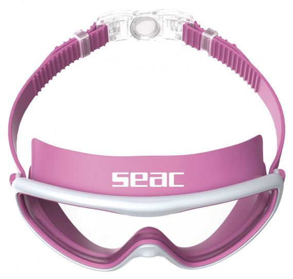 Очки-маска для плавания детские Seac Benny розовый