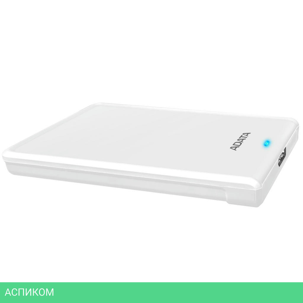 Внешний накопитель A-Data 2Tb HV620S 2.5 белый (AHV620S-2TU31-CWH)